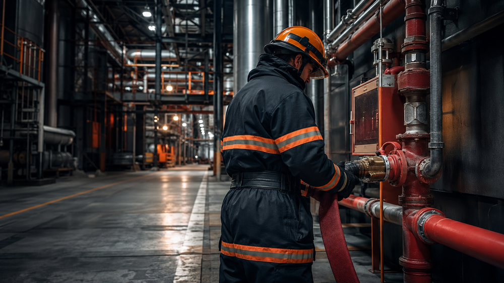 Qué es un bombero industrial: funciones y formación